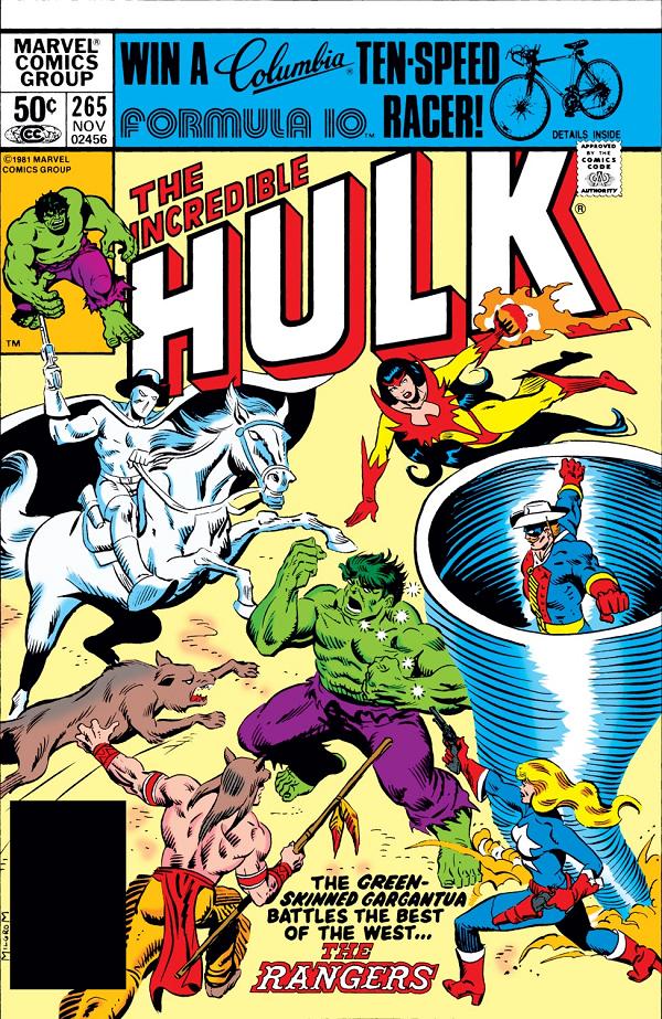 Incredible Hulk #265  cover