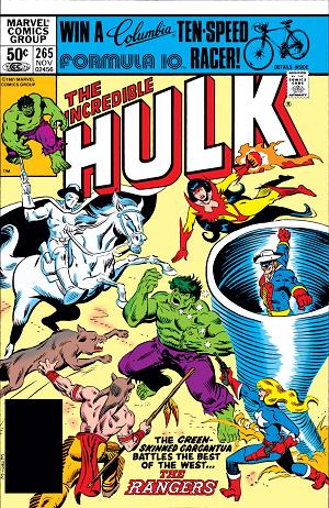 Incredible Hulk #265  cover