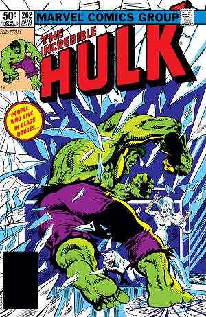 Incredible Hulk #262  cover