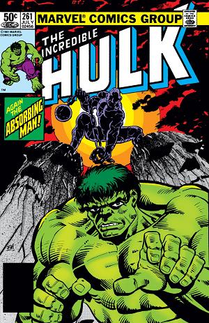 Incredible Hulk #261  cover