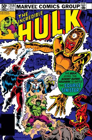 Incredible Hulk #259  cover