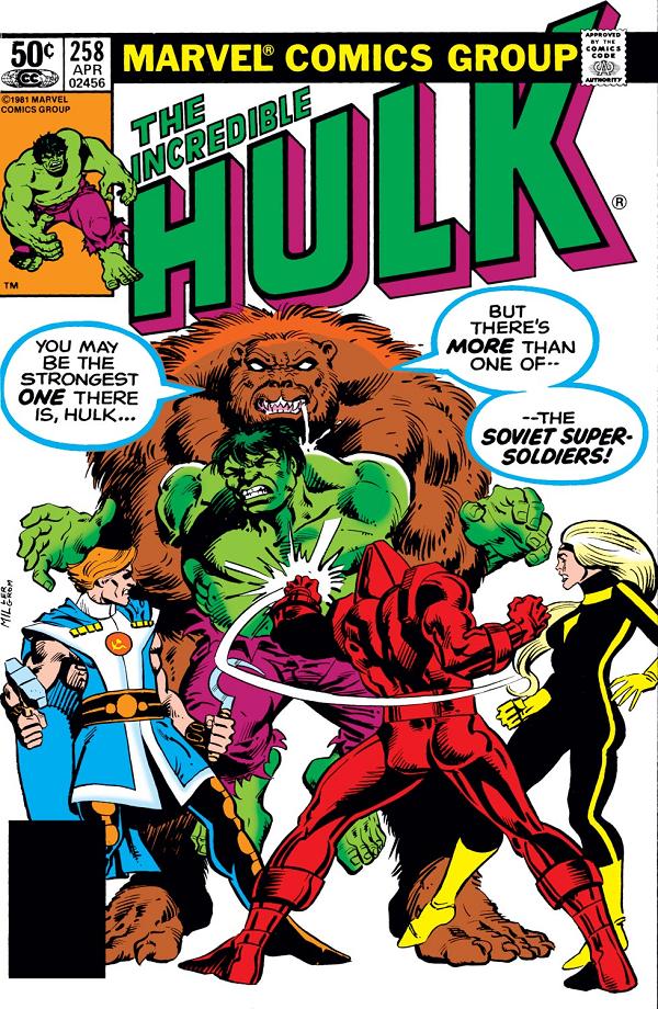 Incredible Hulk #258  cover