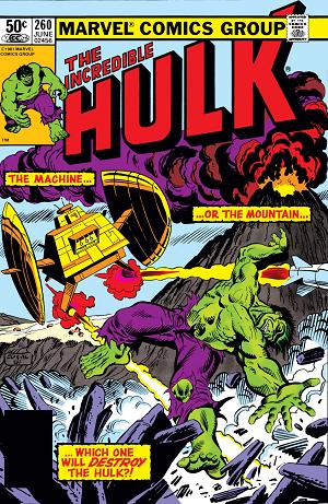 Incredible Hulk #260  cover