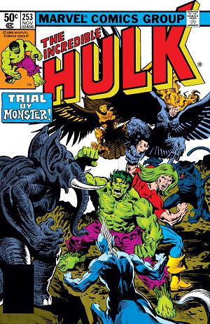 Incredible Hulk #253  cover