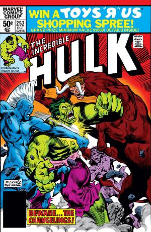 Incredible Hulk #252  cover