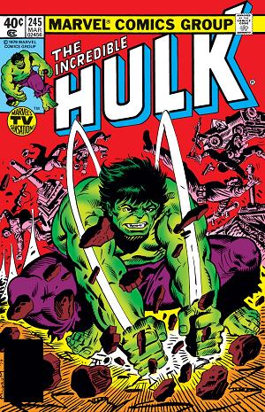 Incredible Hulk #245  cover