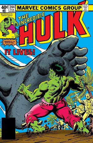 Incredible Hulk #244 cover
