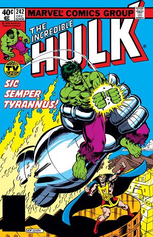 Incredible Hulk #242  cover