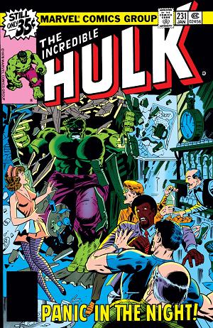 Incredible Hulk #231  cover