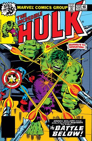 Incredible Hulk #232  cover