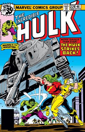 Incredible Hulk #229  cover