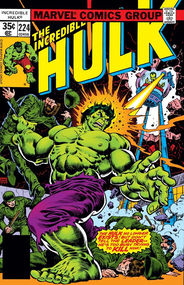 Incredible Hulk #224  cover