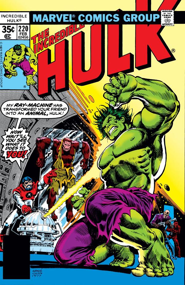 Incredible Hulk #220  cover