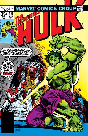 Incredible Hulk #220  cover