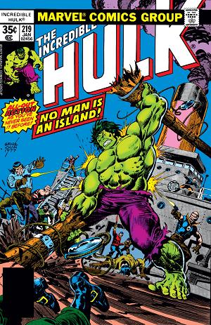 Incredible Hulk #219  cover
