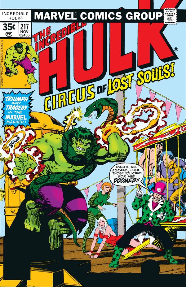 Incredible Hulk #217  cover