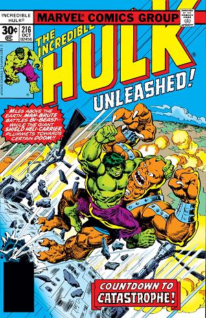 Incredible Hulk #216  cover