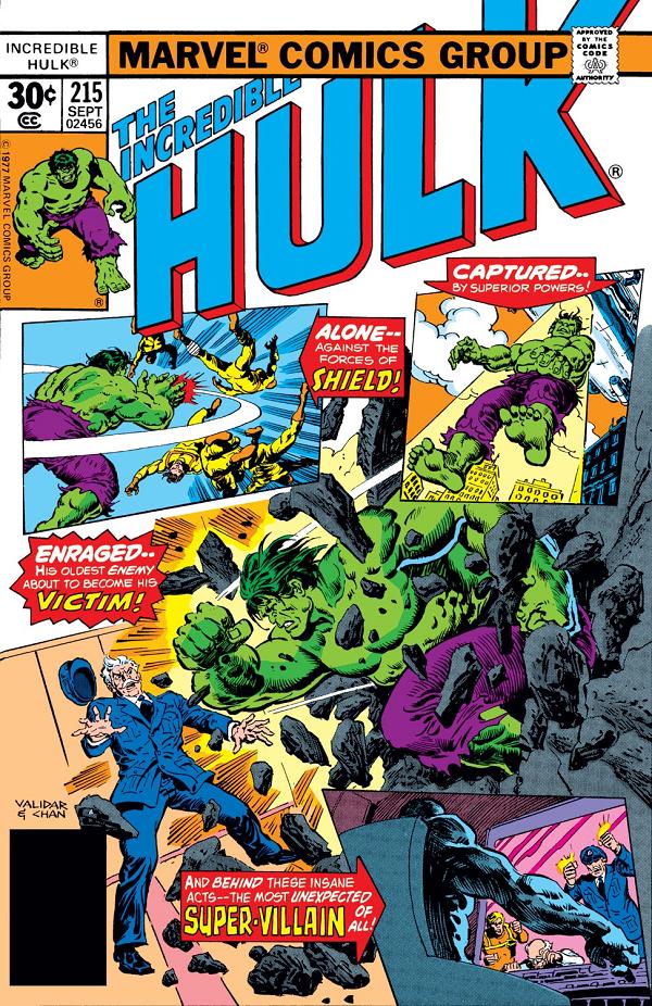 Incredible Hulk #215  cover