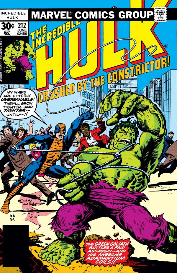 Incredible Hulk #212  cover