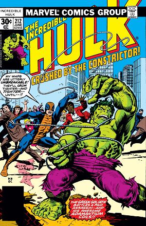 Incredible Hulk #212  cover