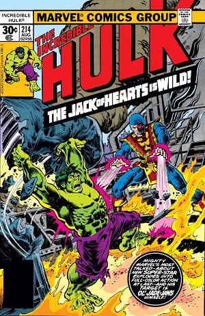 Incredible Hulk #214  cover