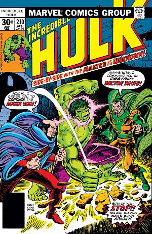 Incredible Hulk #210  cover