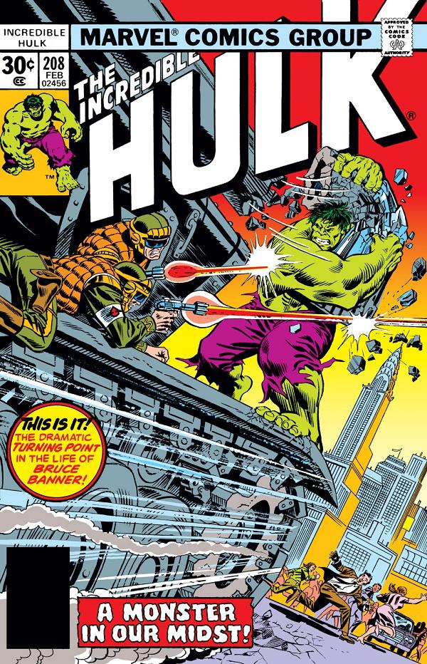 Incredible Hulk #208  cover