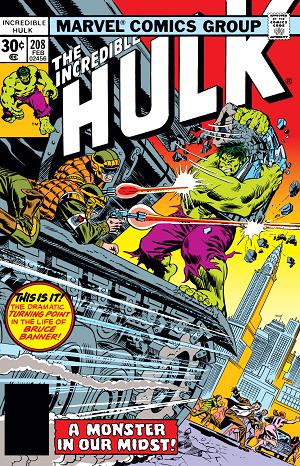 Incredible Hulk #208  cover