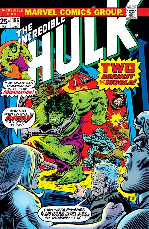 Incredible Hulk #196  cover