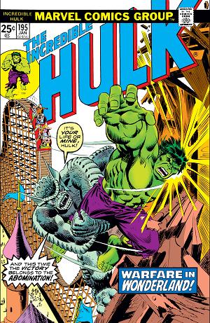 Incredible Hulk #195  cover