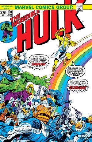 Incredible Hulk #190  cover