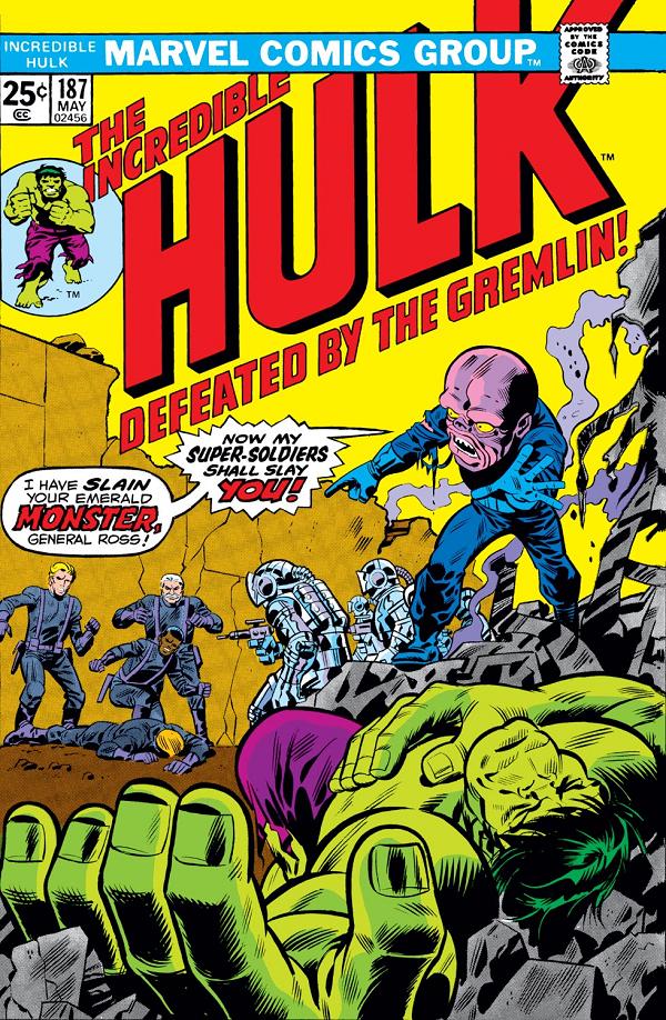 Incredible Hulk #187  cover