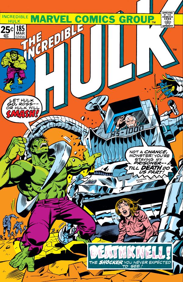 Incredible Hulk #185  cover