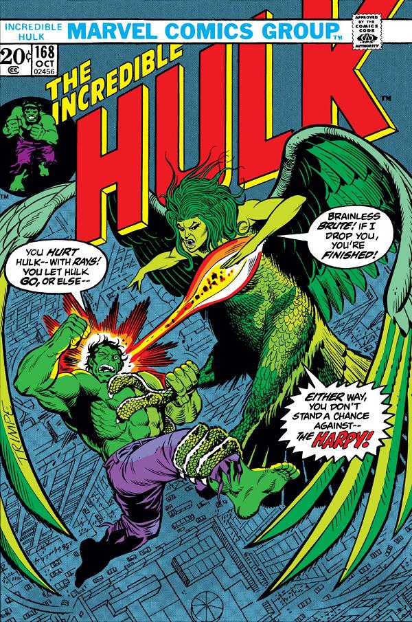 Incredible Hulk #168  cover