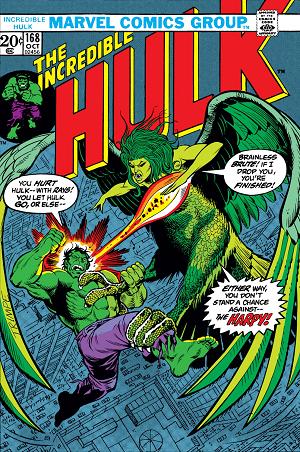 Incredible Hulk #168  cover