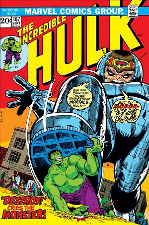 Incredible Hulk #167  cover
