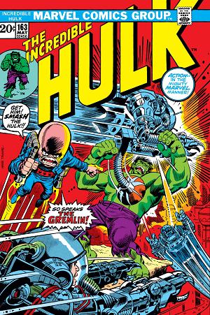 Incredible Hulk #163  cover