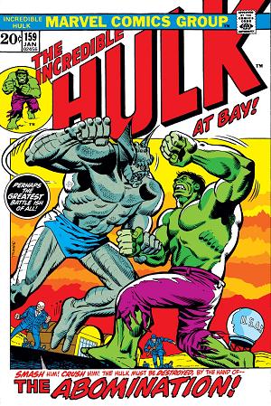 Incredible Hulk #159  cover