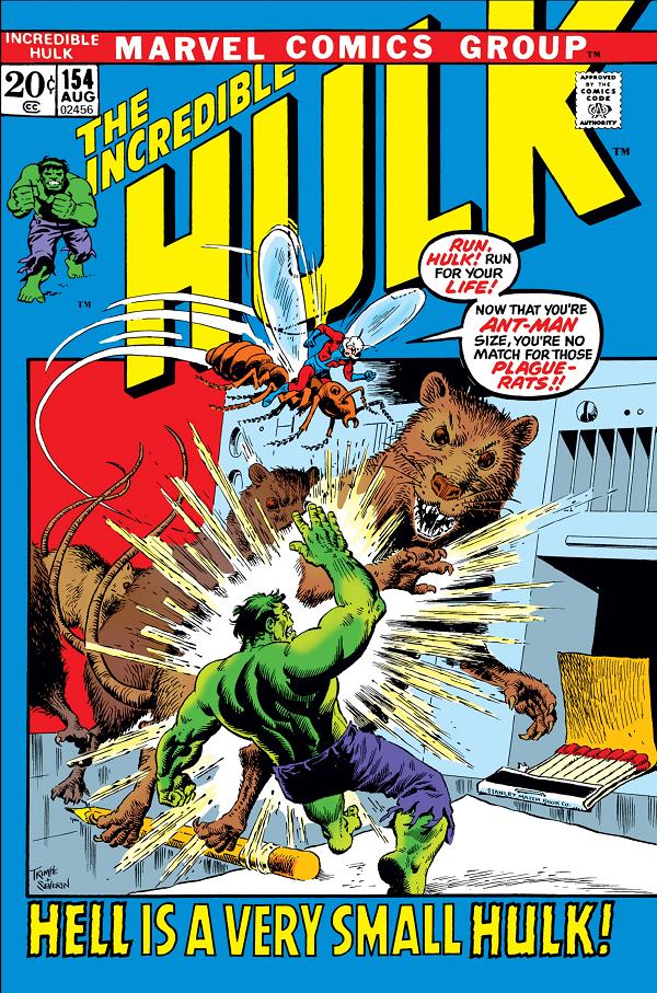 Incredible Hulk #154  cover