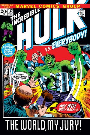 Incredible Hulk #153 cover
