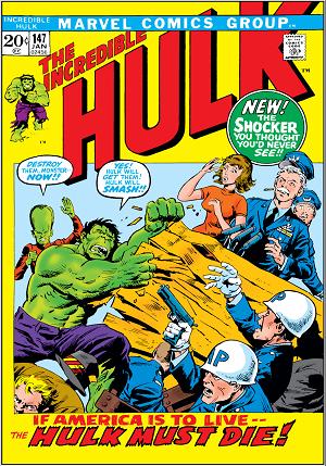 Incredible Hulk #147  cover