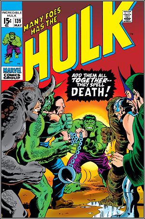 Incredible Hulk #139  cover