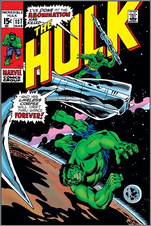 Incredible Hulk #137  cover