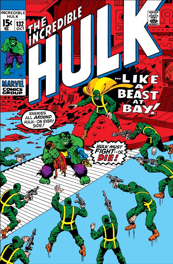 Incredible Hulk #132  cover