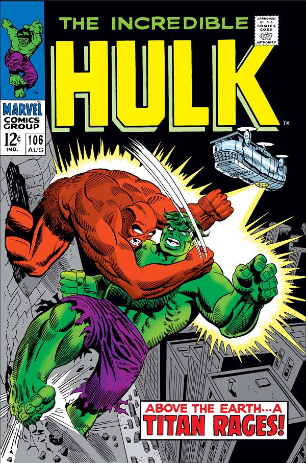 Incredible Hulk #106  cover
