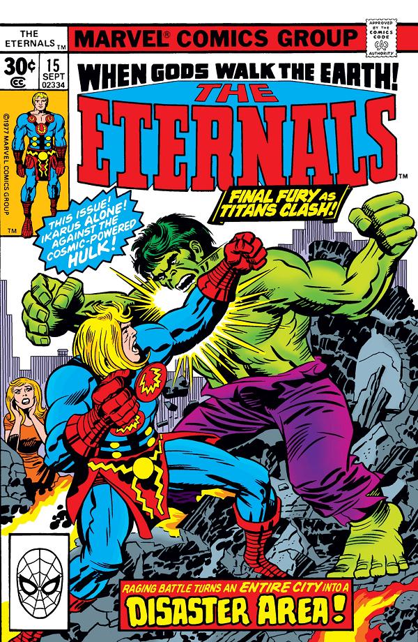 Eternals #15  cover