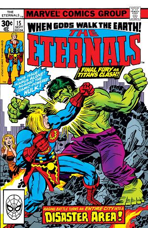 Eternals #15  cover