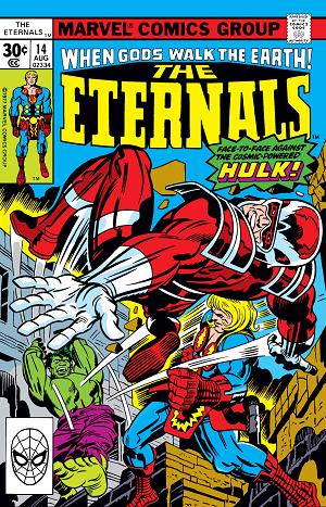 Eternals #14  cover