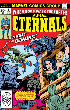 Eternals #4  cover