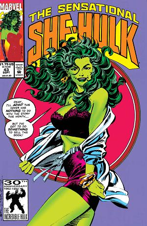 Sensational She-Hulk #43 cover